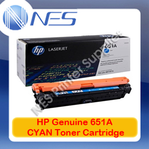 HP Genuine #651A CYAN Toner Cartridge for LaserJet Enterprise 700 color MFP M775/M775dn/M775f/M775z [CE341A] 16K